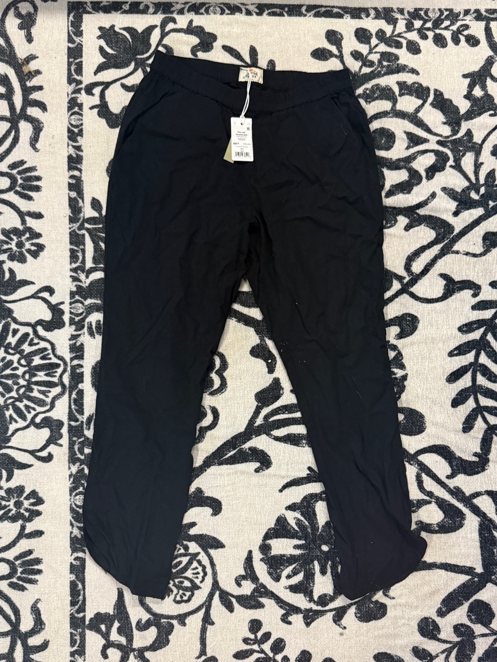Marine Layer Black Pull-On Casual Bottoms